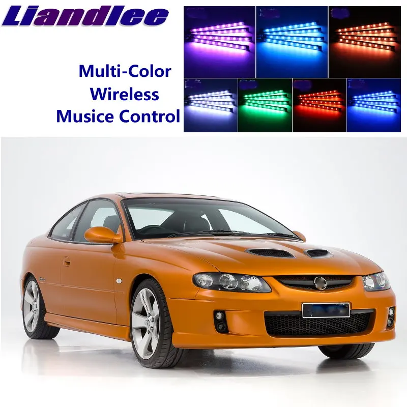 LiandLee Car Glow Interior Floor Decorative Atmosphere Seats Accent Ambient Neon light For Holden Monaro  HSV GTS 2001~2006
