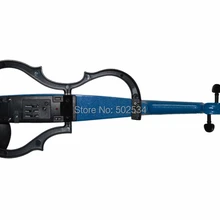 Полный размер синий Начинающий деревянный Электрический Скрипка/скрипка для продажи, подарочные наушники/канифоль/чехол и кабель