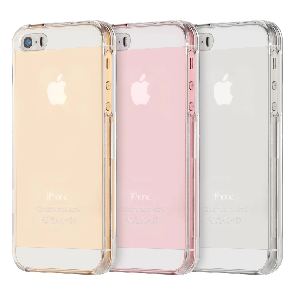 Phone case CRYSTAL CASE CLEAR for iphone 55sSE hard plastic phone case for  55sSE full protective back case CAIP5CL_1 (3)