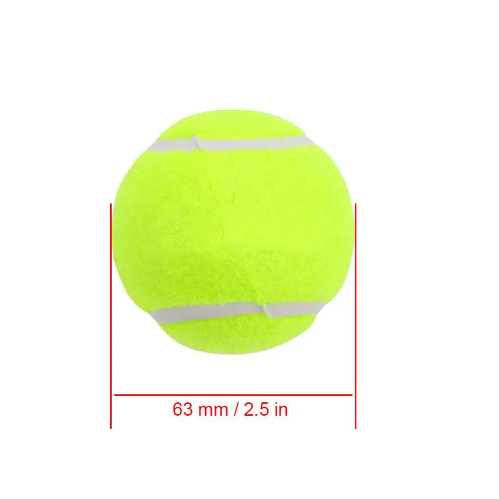 3Pcs Professional Rubber Tennis Ball High Resilience Durable Tennis Practice Ball for School Club Competition Training Exercises 3Pcs Professional Rubber Tennis Ball High Resilience Durable Tennis Practice Ball for School Club Competition Training Exercises
