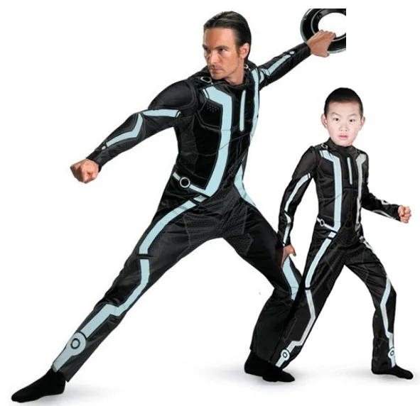 Костюм для косплея на Хэллоуин детей и взрослых|tron legacy costume|kids halloweentron costume |
