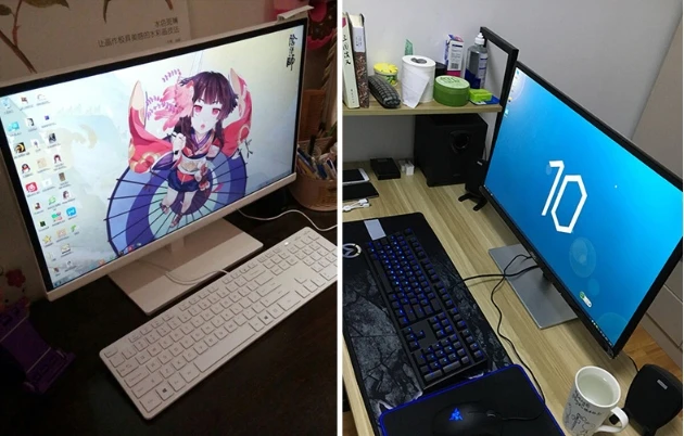 Игровой ПК с системой водяного охлаждения i7 8 ГБ 120 ГБ/1T GX1080 21 5/23 6/27 дюймов|desktop