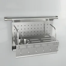 A1 кухонный держатель для ножей из нержавеющей стали, крючок, палочки для еды, приправа, сушилка для посуды, кухонная настенная вешалка LU5175