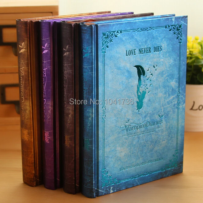 Gift Vintage The Vampire Diaries Notebook Notepad Diary ...