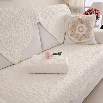 

Cotton fabric sofa cushion, home winter modern non-slip cushion, four seasons universal sofa towel cover