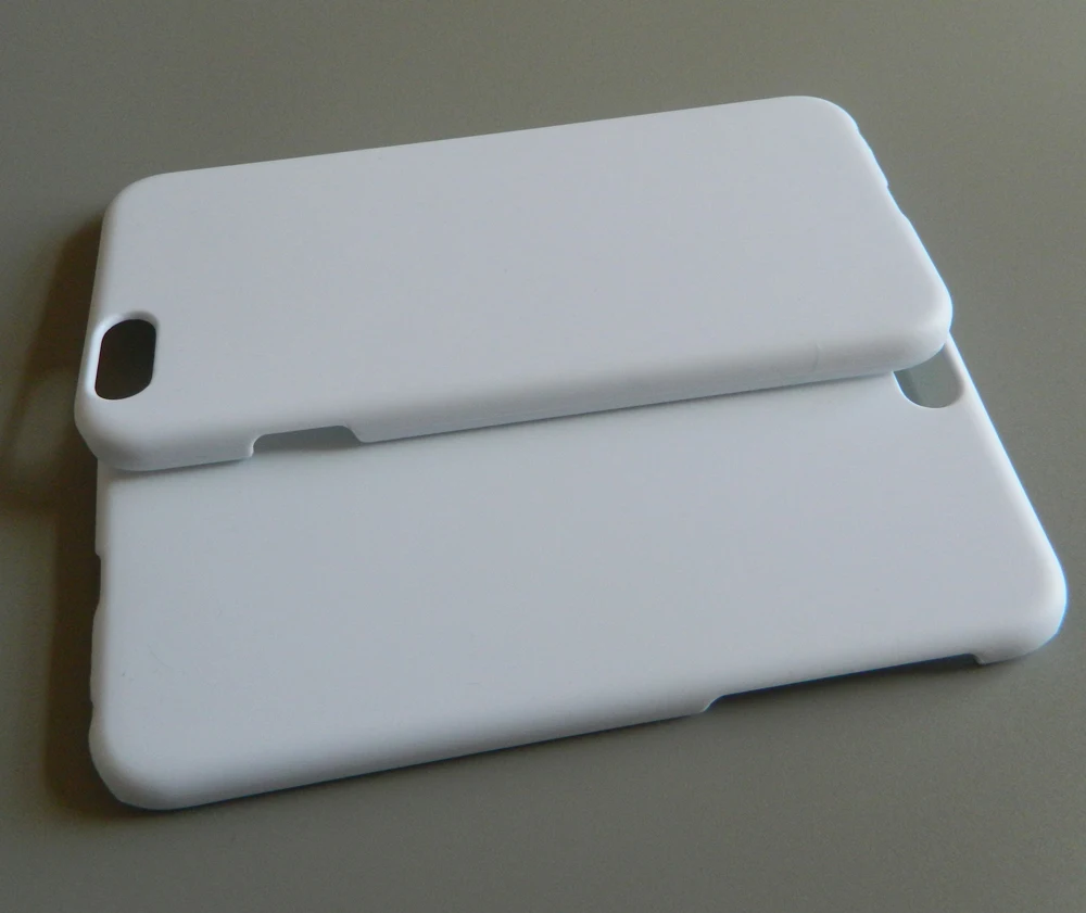 Чехол с открытым отверстием для iphone 6 / plus 3d Жесткий сублимационный чистый чехол