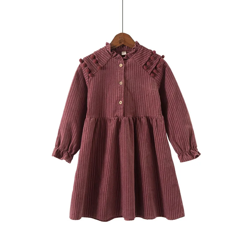 

Baby Girl Striped Dress Long-sleeved 2018 New Autumn New Children Princess Dress Baby Dress Toddler Cotton Dress