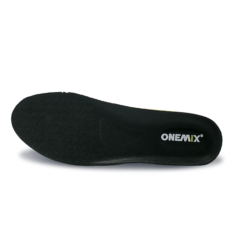 ONEMIX высокое качество дезодорант спортивные стельки для бега фитнес Здоровые Удобные мягкие дышащие туфли колодки для кроссовок - Цвет: Black