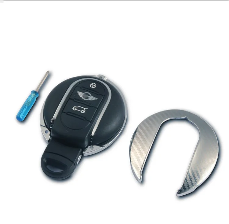 High-Quality-Car-Zinc-Alloy-Key-Holder-Cover-Bag-Case-Ring-For-BMW-MINI-Cooper-One (4)