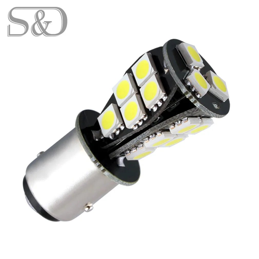 

1157 BAY15D 18 SMD CANBUS Error Free LED Bulb p21/5w led car bulbs rear brake Lights Car Light Source parking 12V D030
