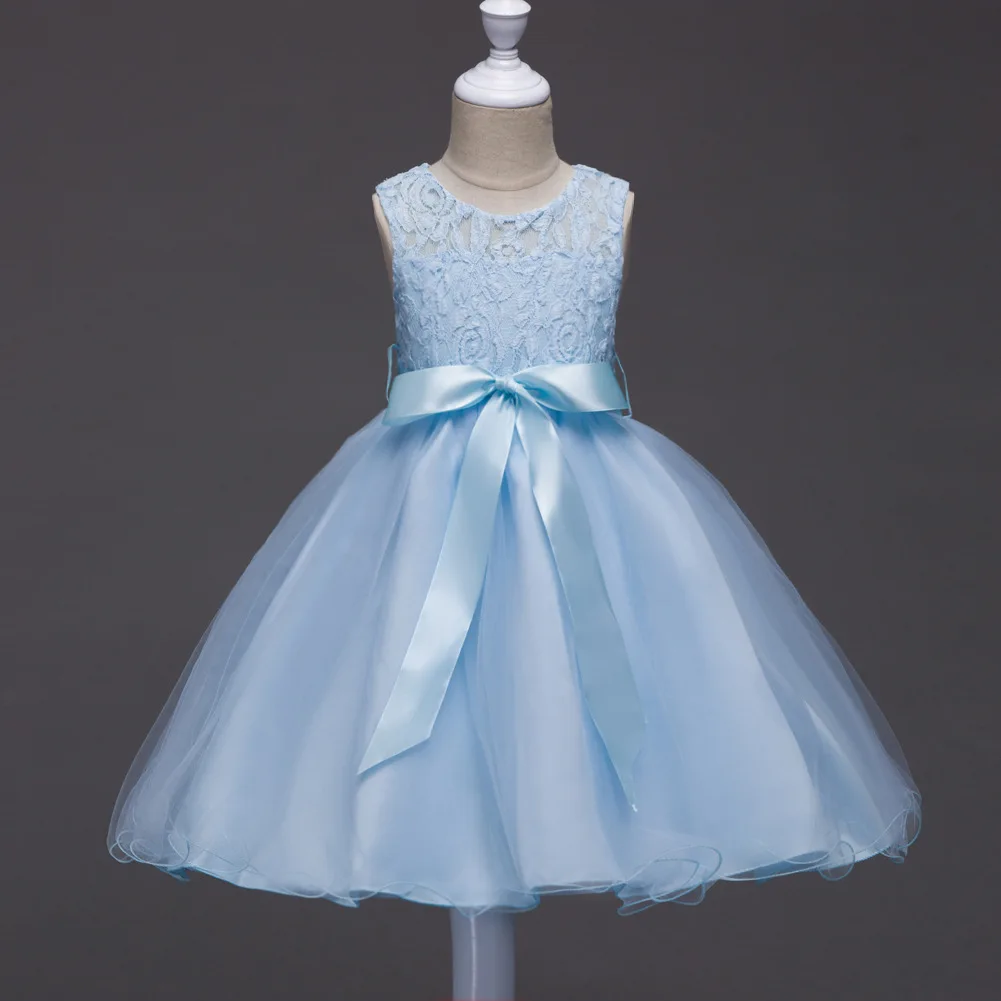 Buy DO DOWER Light Blue tutu dresses baby girls