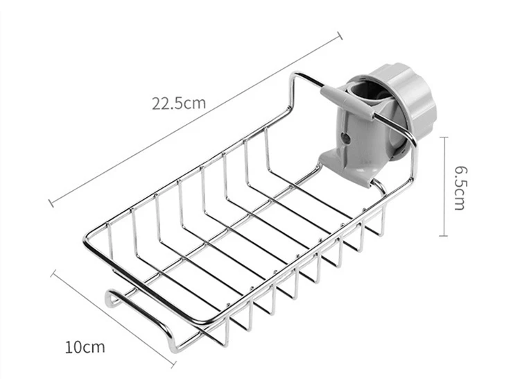 Стойка для кранов, кухонный кран из нержавеющей стали, полка, губка, ткань для посуды
