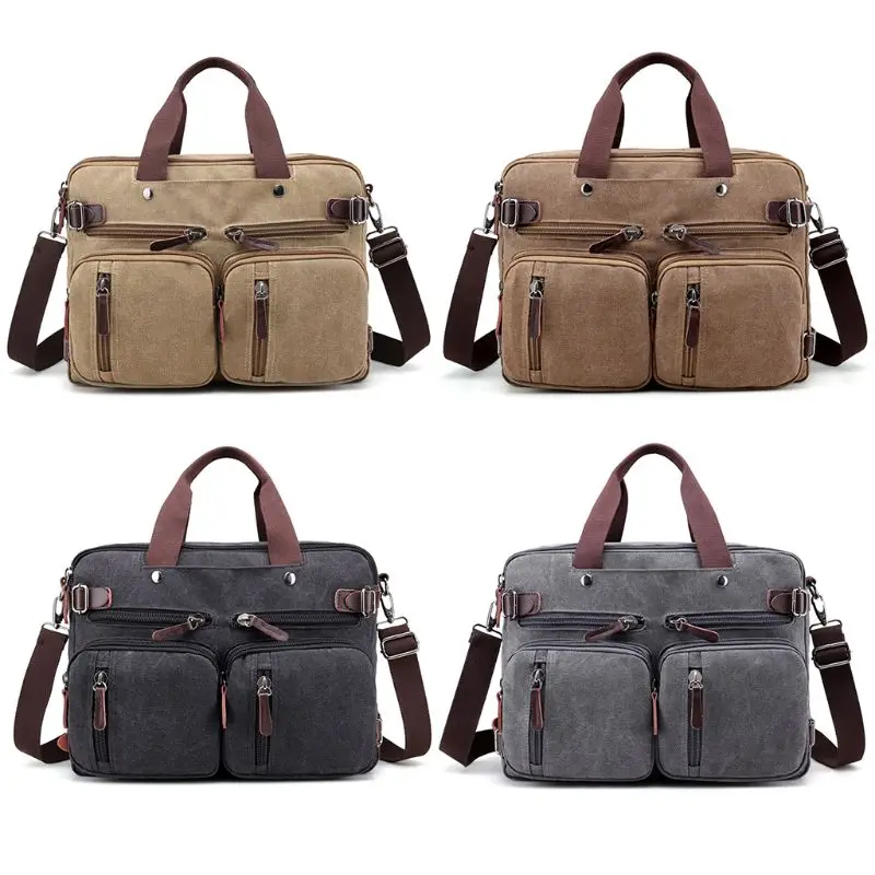 

Laptop Backpack Multifunction Briefcase Messenger Bag 15 Inch Laptop Bag for Men