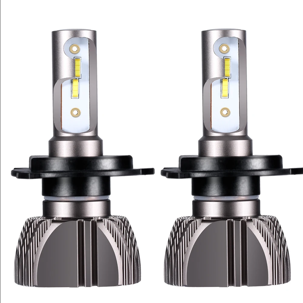 

LED H4 Car Bulbs 6500K All-in-one H7 LED Headlight Fanless Auto Lamp SUV 50W CSP Chips H11 H8 Fog Lamp 9005 9006 H3 H1 Leds 12V
