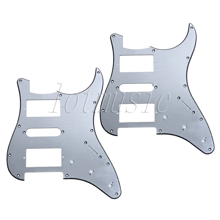 Aluminium Metall SSS Strat Gitarre Schlagbrett Kratzplatte 11Löcher+Schrauben Aluminium Metall SSS Strat Gitarre Schlagbrett Kratzplatte 11Löcher+Schrauben