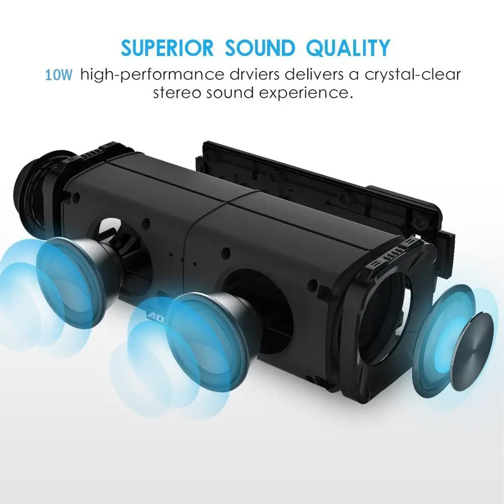 2pcs / Lot WATERPROOF TWINS BLUETOOTH SPEAKER 100%