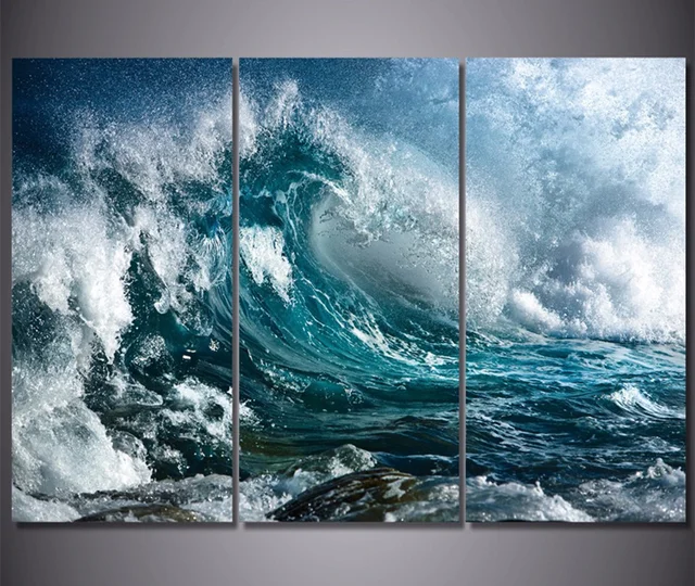 3 panel canvas wall