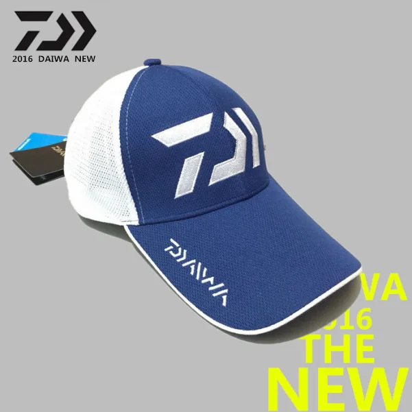 2016 New DAIWA Fishing Hat Sunscreen Breathable Mesh  Fishing Cap Visor Cap For Men Three Colors