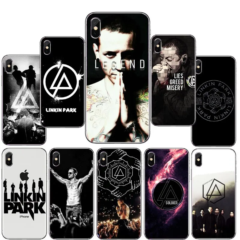 Жесткий чехол для телефона Linkin Park Честер Беннингтон iphone 4S 5C X 10 8 plus | Мобильные