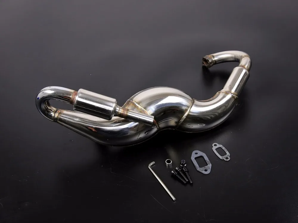 new design Metal exhaust pipe silencer for 1/5 HPI Rovan KM BAJA 5B 5SC 5T PARTS new design Metal exhaust pipe silencer for 1/5 HPI Rovan KM BAJA 5B 5SC 5T PARTS