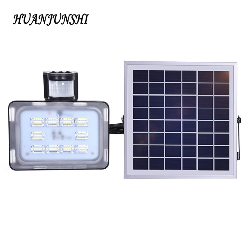 

20W Motion Sensor Solar LED Flood light 2400LM DC12V 24V 6000K-6500K Reflector Led Spotlight Waterproof Led Outdoor Lightings
