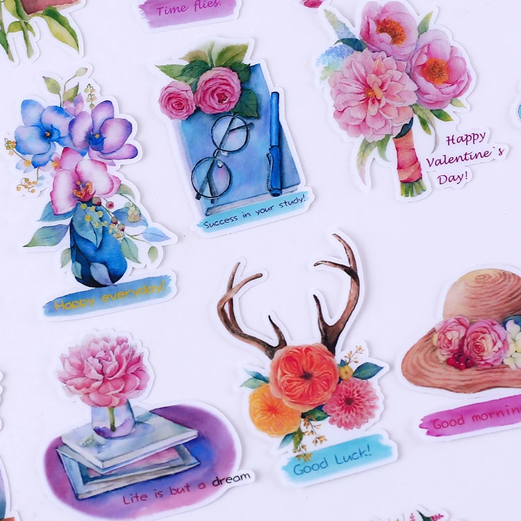 

20pcs Creative kawaii cute self-made super lower story scrapbooking stickers /decorative sticker /DIY craft photo albums