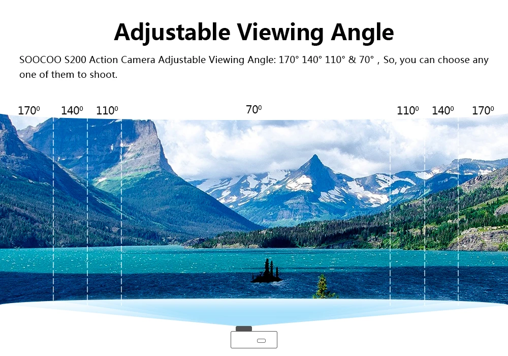 SOOCOO S100 Pro Голосовая управляемая wifi 4K Экшн-камера 2,0 сенсорный экран с гироскопом и пультом дистанционного управления 20MP s100pro