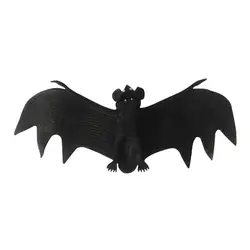 Забавный трюк на Хэллоуин, игрушка, резиновая Имитация животных, подвеска «летучая мышь», Страшная большая игрушка «летучая мышь»