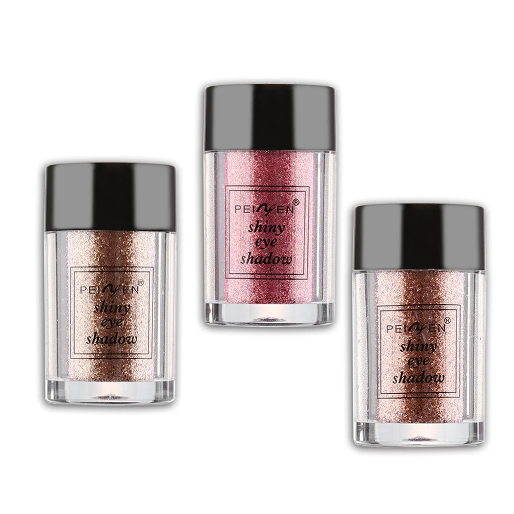 1 Bottle Diamond Eyeshadow Palette Loose Pigment Waterproof Shimmer