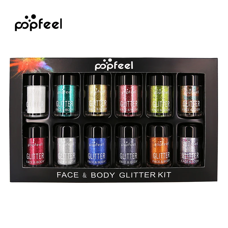 

12pcs/set Eyeshadow Powder Diamond Makeup Eye Shadow Maquiagem Shimmer Matte Glitter Luminous 12 Colors