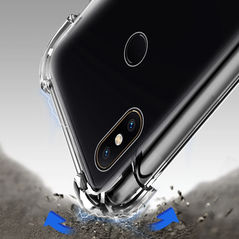 Xinwen Роскошный прозрачный ТПУ Оригинальный чехол для телефона Xiaomi Mi Mix 2 s mix2s
