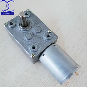 

24V Gear Speed Reduction DC Motor Reversible Electric High Torque Turbo Worm Geared Motor 2RPM-160RPM Mini Gearbox Reducer