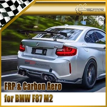 

Car-styling Carbon Fiber A-Style Rear GT Spoiler Glossy Fibre Trunk Wing Racing Auto Body Kit Trim Fit For BMW F87 M2