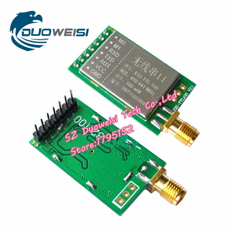 E32-TTL-100 E32-433T20DT LoRa SX1278 433 МГц беспроводной радиочастотный модуль iot трансивер UART длинный диапазон 433 мгц радиочастотный передатчик приемник