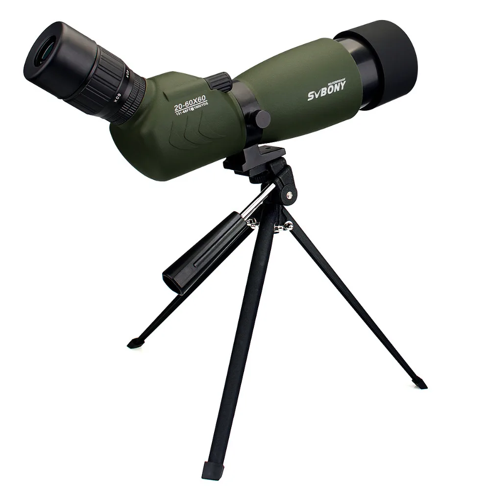 SVBONY SV29 Spotting Scope 27mm Eyepiece 20 60x60 Zoom Waterproof Porro