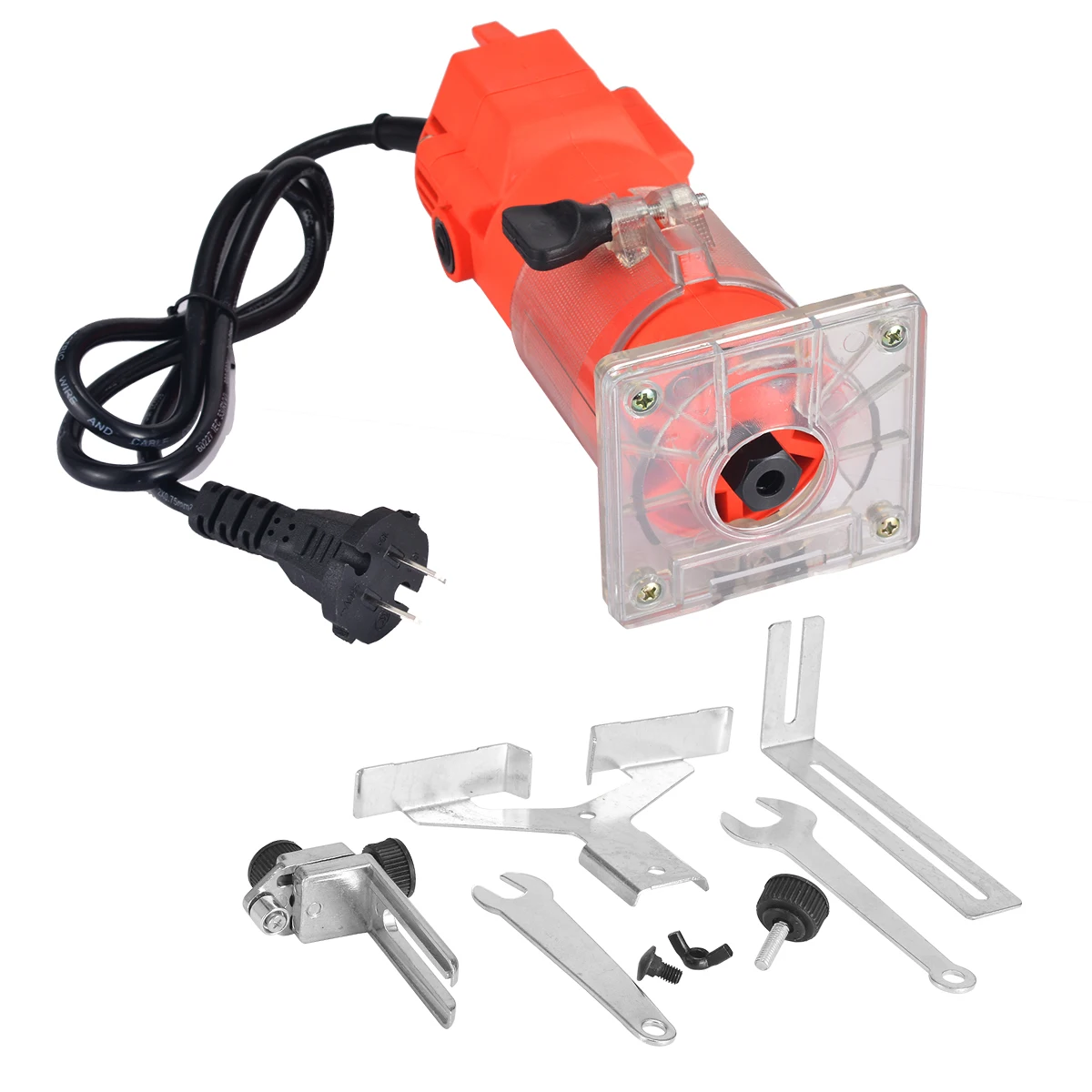 

220V 300W Trim Router Edge Woodworking Clean Cut 3000rpm Electric Woodworking Toos Power Tool Set Mayitr