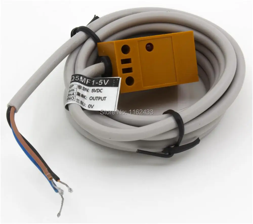 

17x17x28 5mm sensing DC 5V PNP NO TL-Q5MF1-5V prism shape inductive proximity sensor switch work voltage 5VDC special for MCU