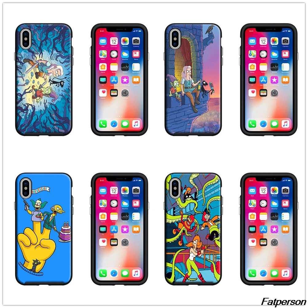 

Netflix TV Disenchantment Black soft Silicone TPU Phone Case Cover For Apple iPhone X 8 8plus 6s 6 7 7plus 5 5s SE Coque cases