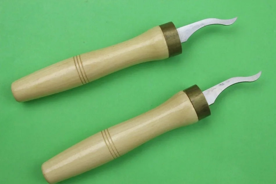 

2pcs Violin making tools, clear up groove knife, good steel