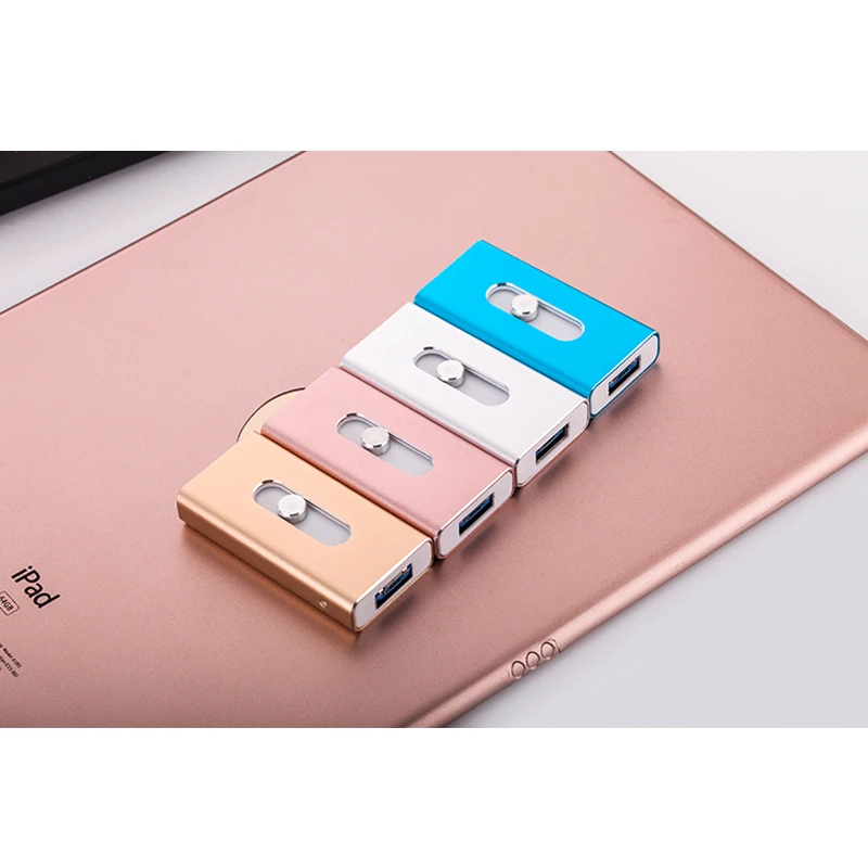 Флеш накопитель USB 3 0 OTG Pendrive 64 ГБ 32 для iPhone 8/6/6 s/7 с реальной емкостью флэш памяти