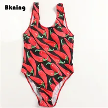 Bkning 3d печати Плавание костюмы Чили Одна деталь 1 Плавание костюм с низким вырезом на спине и ремешками Mayokini с Для женщин может пляжные ванный комплект большой Размеры 3XL