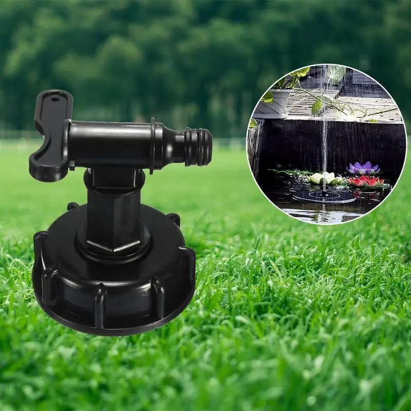 

Hot Sale 1000L IBC 1/2" Water Tank Hose Garden Yard Adapter Fittings With Switch Drop Shipping