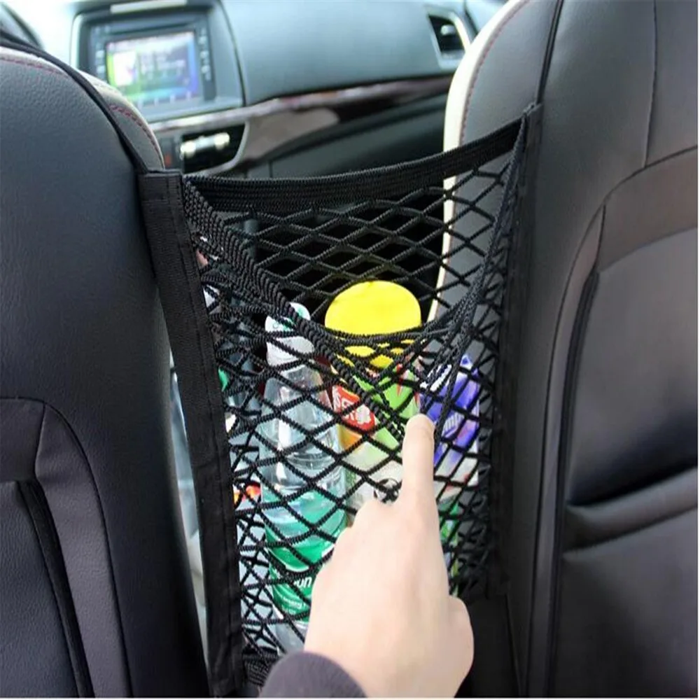 

Car Organizer Seat Back Storage Mesh Net For KIA Ceed Rio k3 k5 Forte Sorento Sportage R Hyundai SOLARIS Verna IX25 IX35 IX45