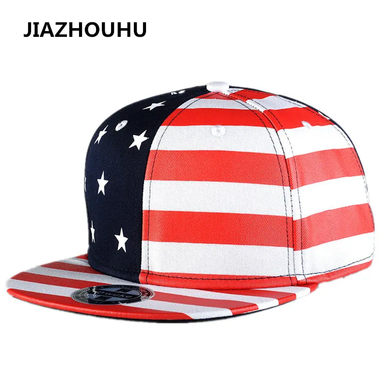

USA Flag Patchwork Male Baseball Cap United States Sign Outdoor Women's Caps Street Bar Hip Hop Dad Hat Adjustable Men's Caps
