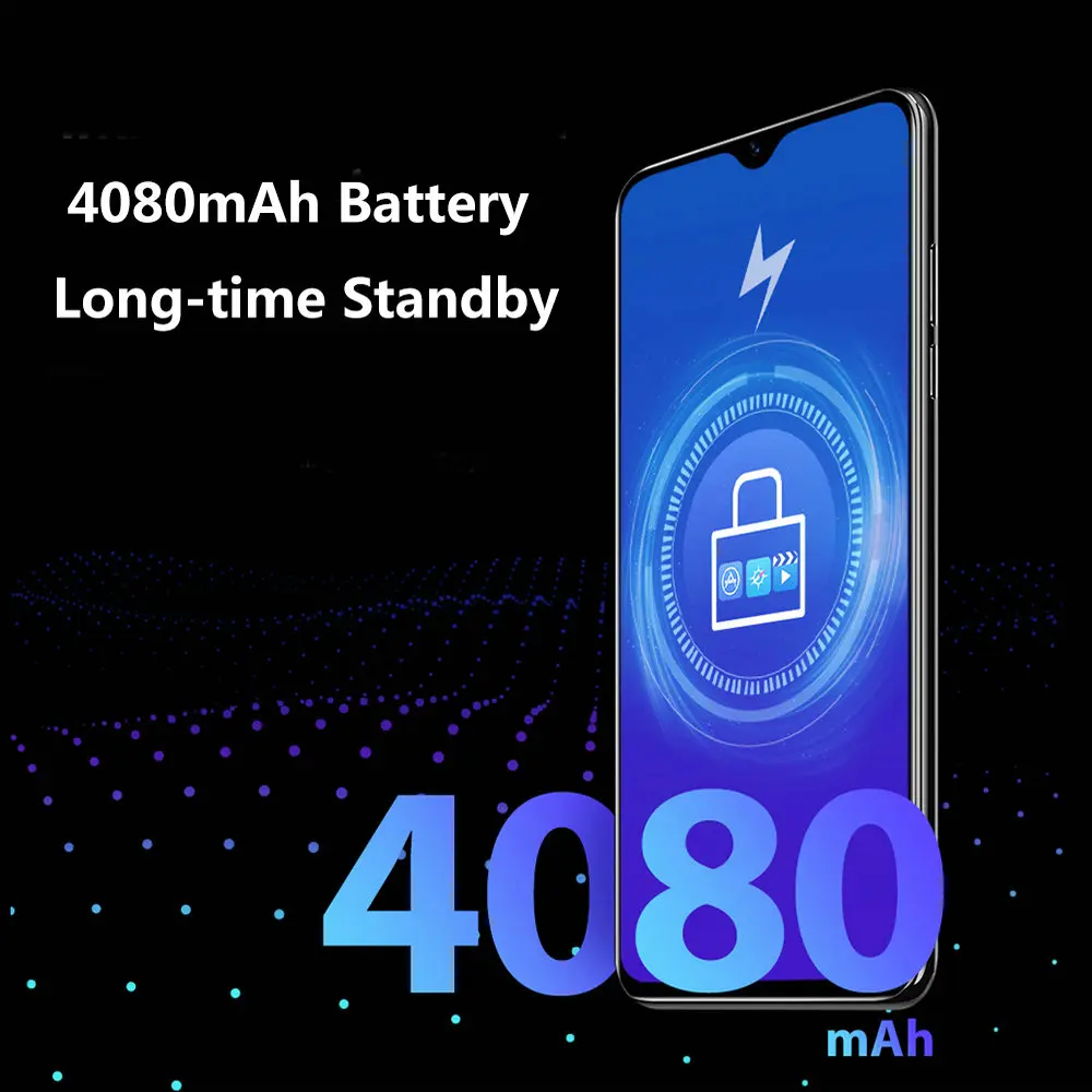 Blackview A60 Original New Smartphone 6.1 inch 19.2:9 Waterdrop HD Screen 1GB+16GB Android 8.1 4080mAh 5MP+13MP 3G Mobile Phone