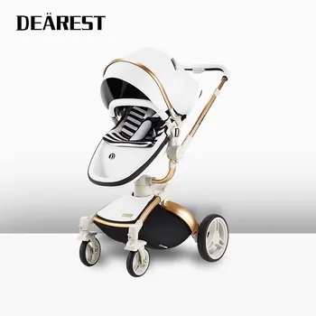 

Dearest Diamond 2 in 1 360° Baby Stroller For Winter With Sleeping Basket