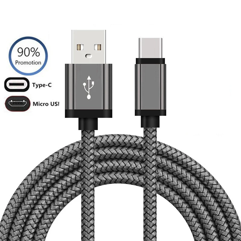 1 м USB Type C кабель для синхронизации данных и зарядки Meizu Pro 6s / Elephone Z1 BQ Aquaris X 3