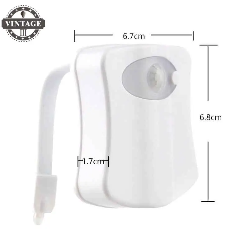 

Lighting Toilet Light Led Night Light 8 Color Veilleuse For Kids Child Human Motion Sensor Backlight For Toilet Bowl Bathroom