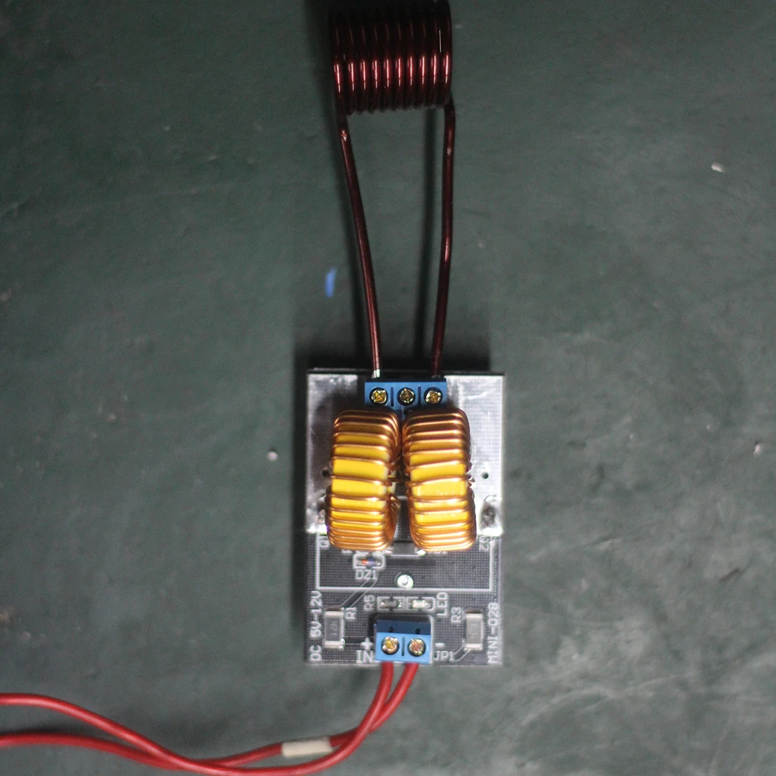 low cost  5V~12V Zero Voltage Switching ZVS Induction Heating Power Supply Module with Coil Power Supply Heat