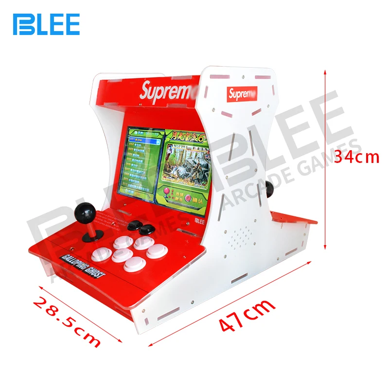 

Mini bartop Supre Galloping Ghost Arcade Game machine 10 inch LCD build in box 6S 1388 in 1 VGA HDMI output for 2 player